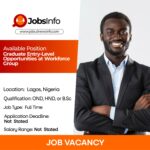 Graduate Entry-Level Opportunities at Workforce Group