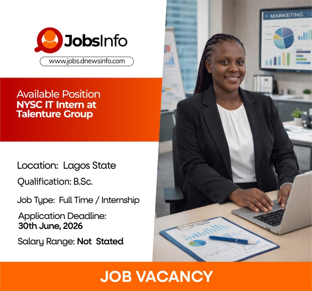 NYSC IT Intern at Talenture Group