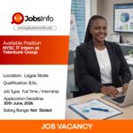 NYSC IT Intern at Talenture Group