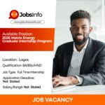 2026 Matrix Energy Graduate Internship Program