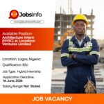 Architecture Intern (NYSC) at Locodove Ventures Limited