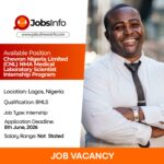 Chevron Nigeria Limited (CNL) NMA Medical Laboratory Scientist Internship Program