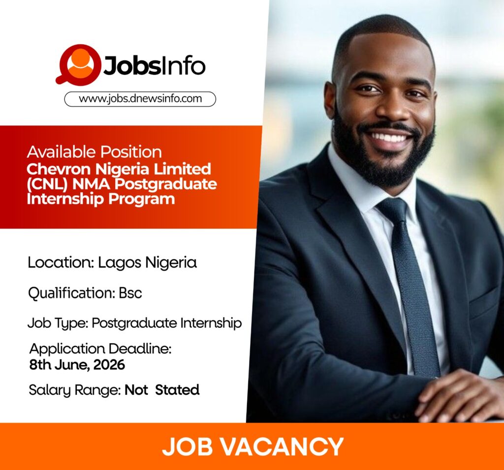 Chevron Nigeria Limited (CNL) NMA Postgraduate Internship Program