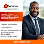Chevron Nigeria Limited (CNL) NMA Postgraduate Internship Program
