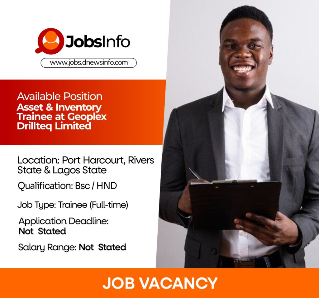 Asset & Inventory Trainee at Geoplex Drillteq Limited