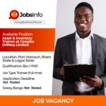 Asset & Inventory Trainee at Geoplex Drillteq Limited