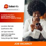 Social Media Intern (Remote) at Tobams Group