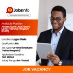 Access Bank 2026 Entry Level Training Program (ELTP)