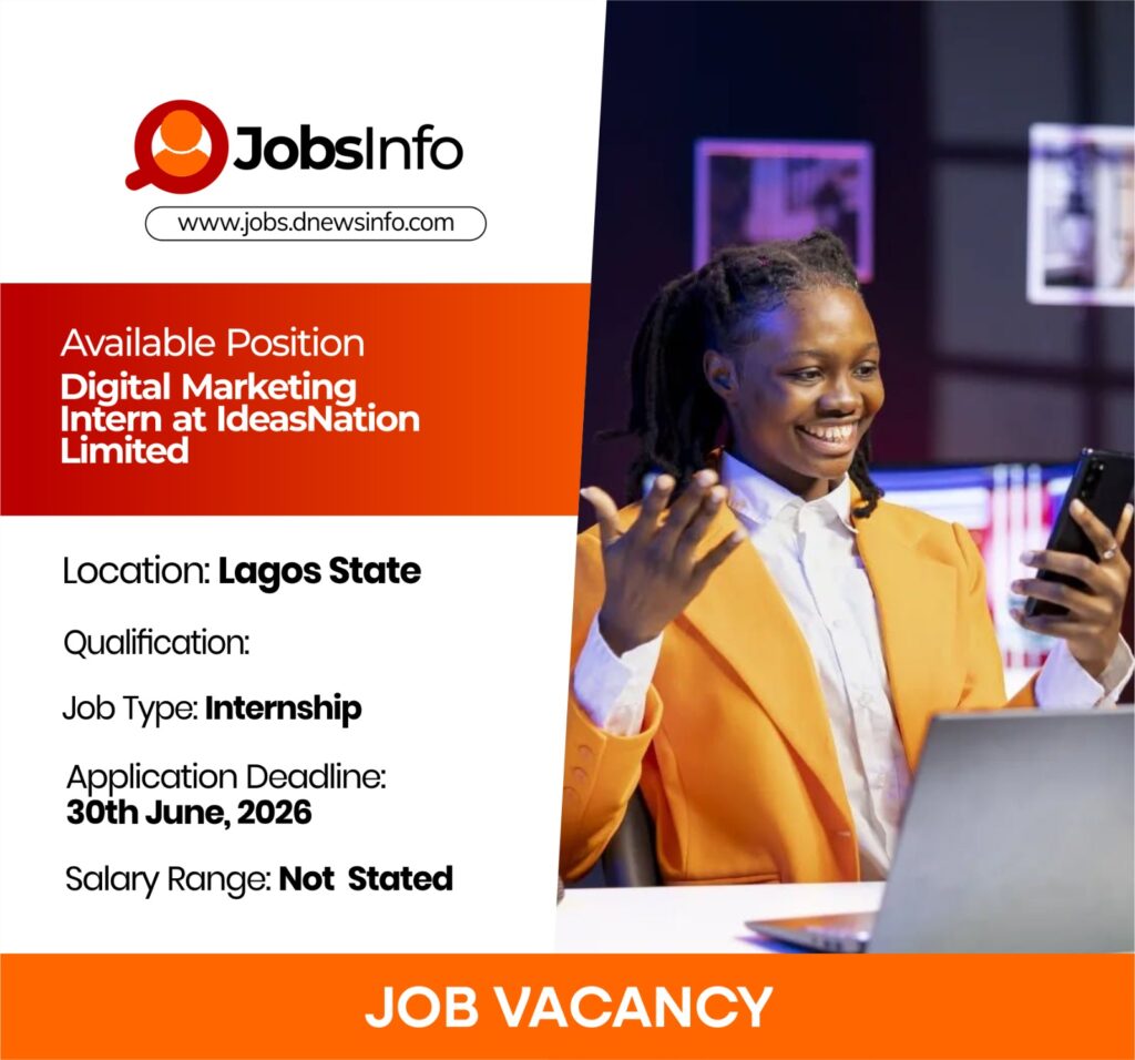 Digital Marketing Intern at IdeasNation Limited