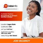 Receptionist at Stresert Services Limited