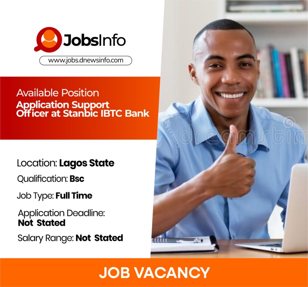 Application Support Officer at Stanbic IBTC Bank