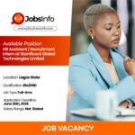 HR Assistant / Recruitment Intern at Stanificent Global Technologies Limited