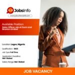 Sales Officer Job at Dunn and Braxton Limited