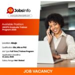 UNOPS Graduate Trainee Program 2026