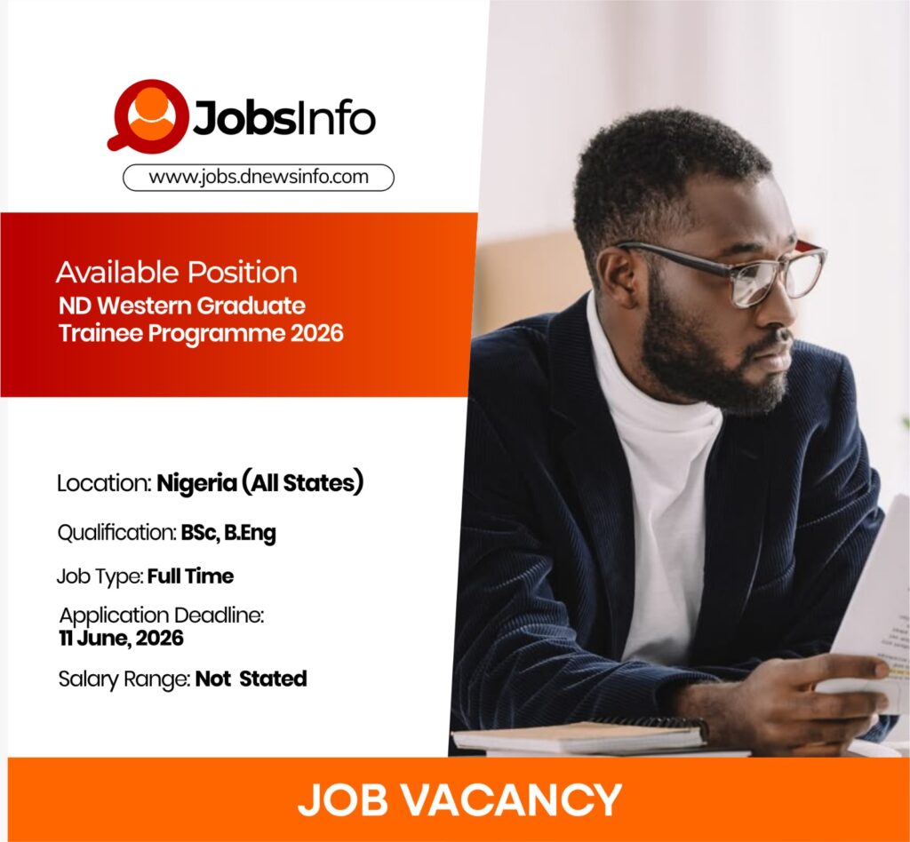 ND Western Graduate Trainee Programme 2026