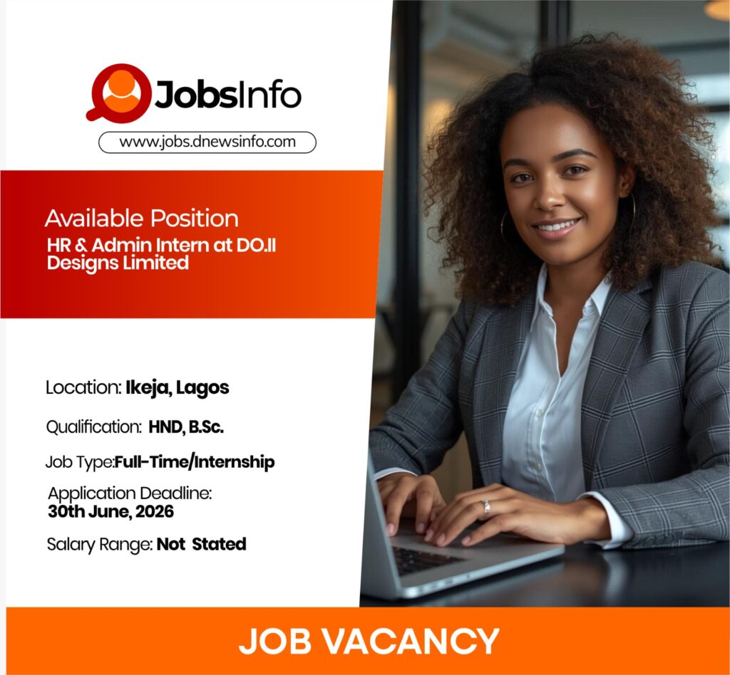 HR & Admin Intern at DO.II Designs Limited