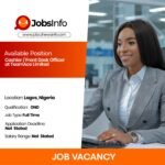 Cashier / Front Desk Officer at TeamAce Limited