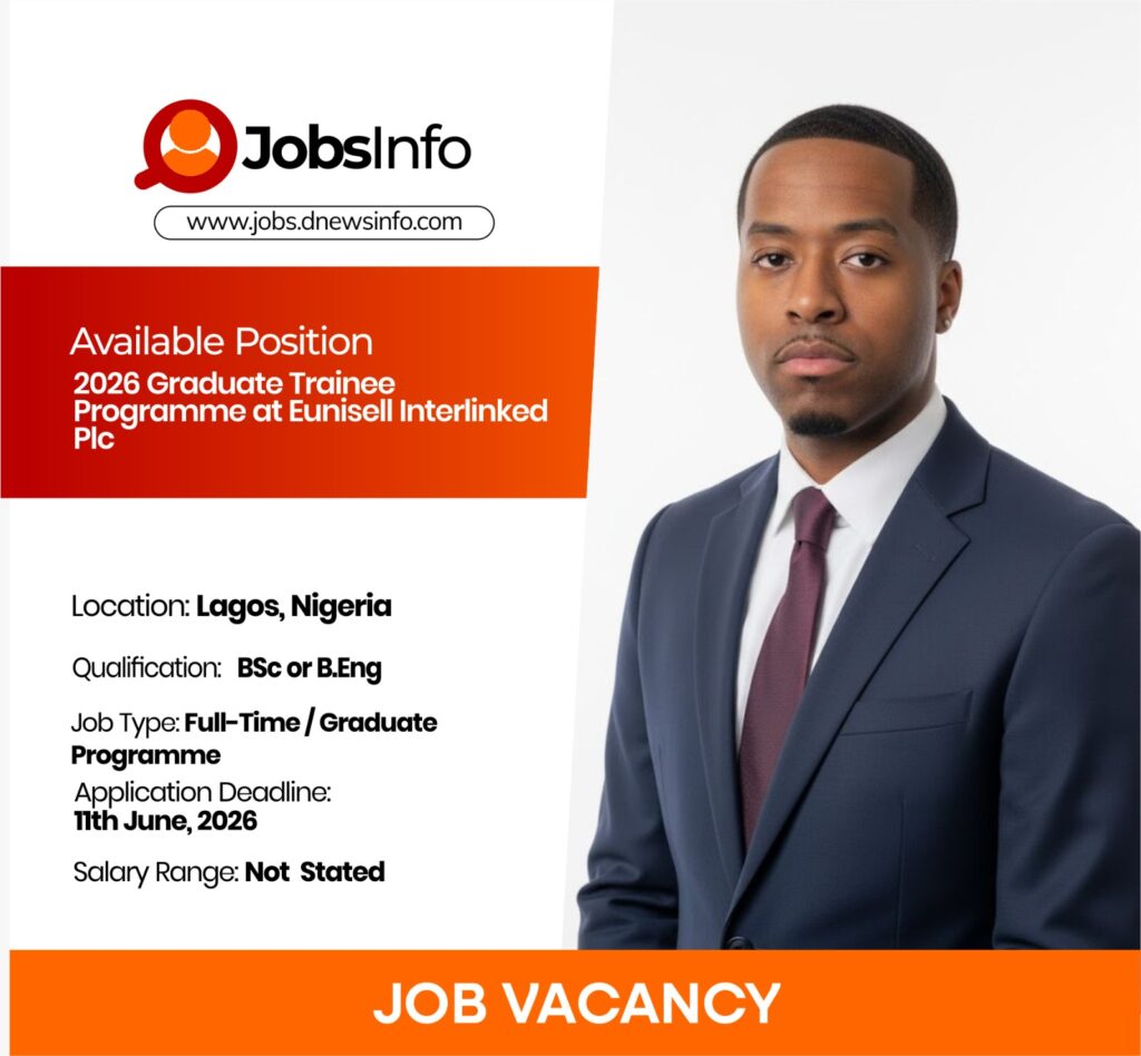 2026 Graduate Trainee Programme at Eunisell Interlinked Plc