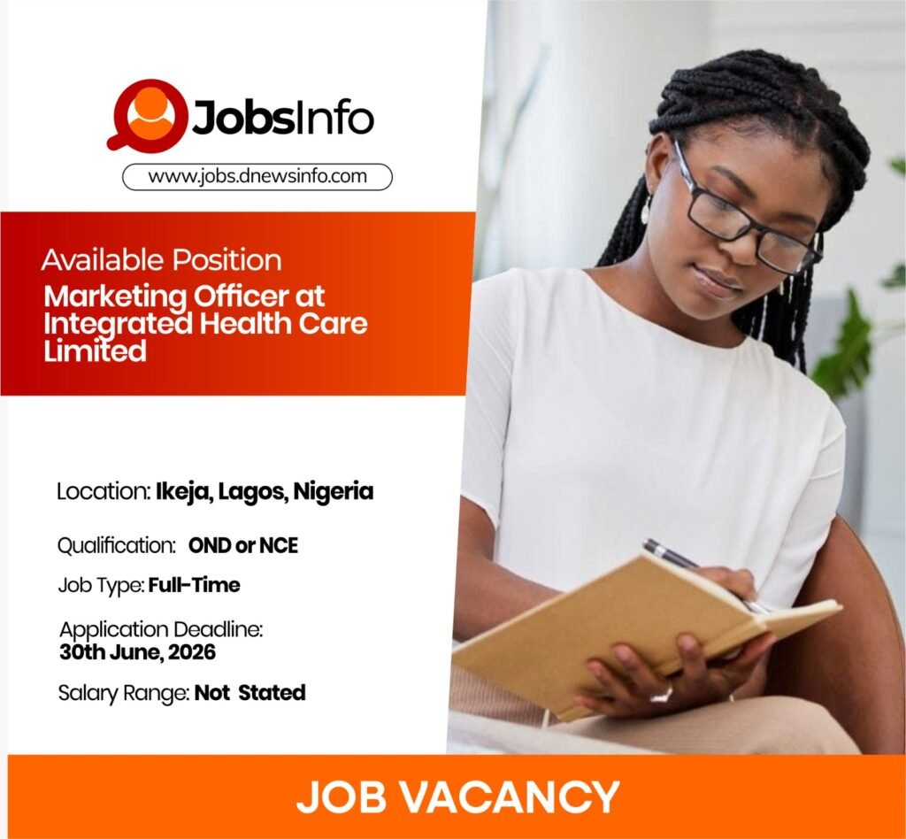 Marketing Officer at Integrated Health Care Limited
