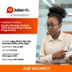 Sundry Markets Limited 2026 Accounting Trainee Programme