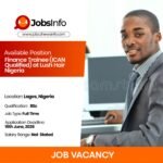 Finance Trainee (ICAN Qualified) at Lush Hair Nigeria