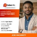 Graduate Trainee Program 2026 at SFS Capital Nigeria Limited