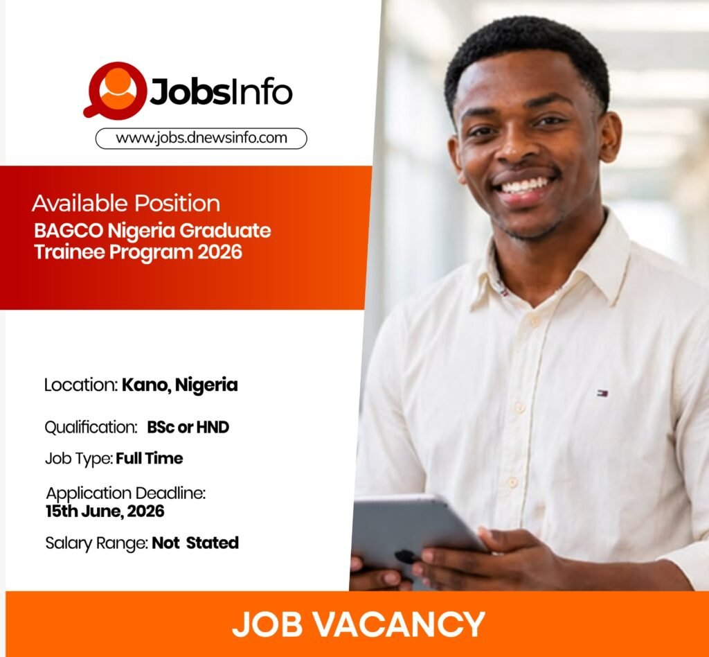 BAGCO Nigeria Graduate Trainee Program 2026