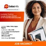 Female HR Intern (NYSC) at The Vault Recruitment (TVR)