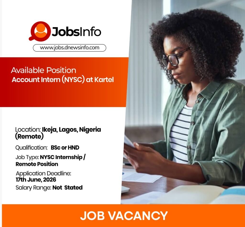 Account Intern (NYSC) at Kartel