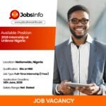 2026 Internship at Unilever Nigeria