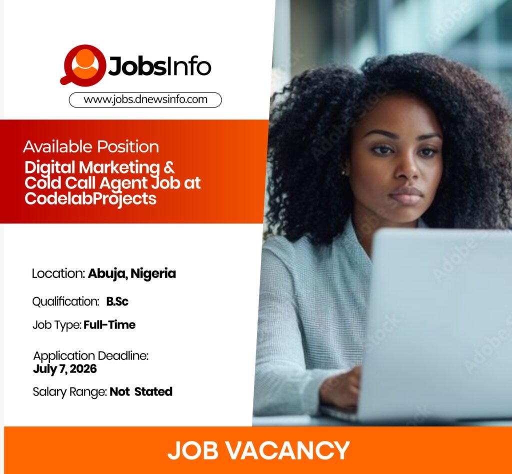Digital Marketing & Cold Call Agent Job at CodelabProjects