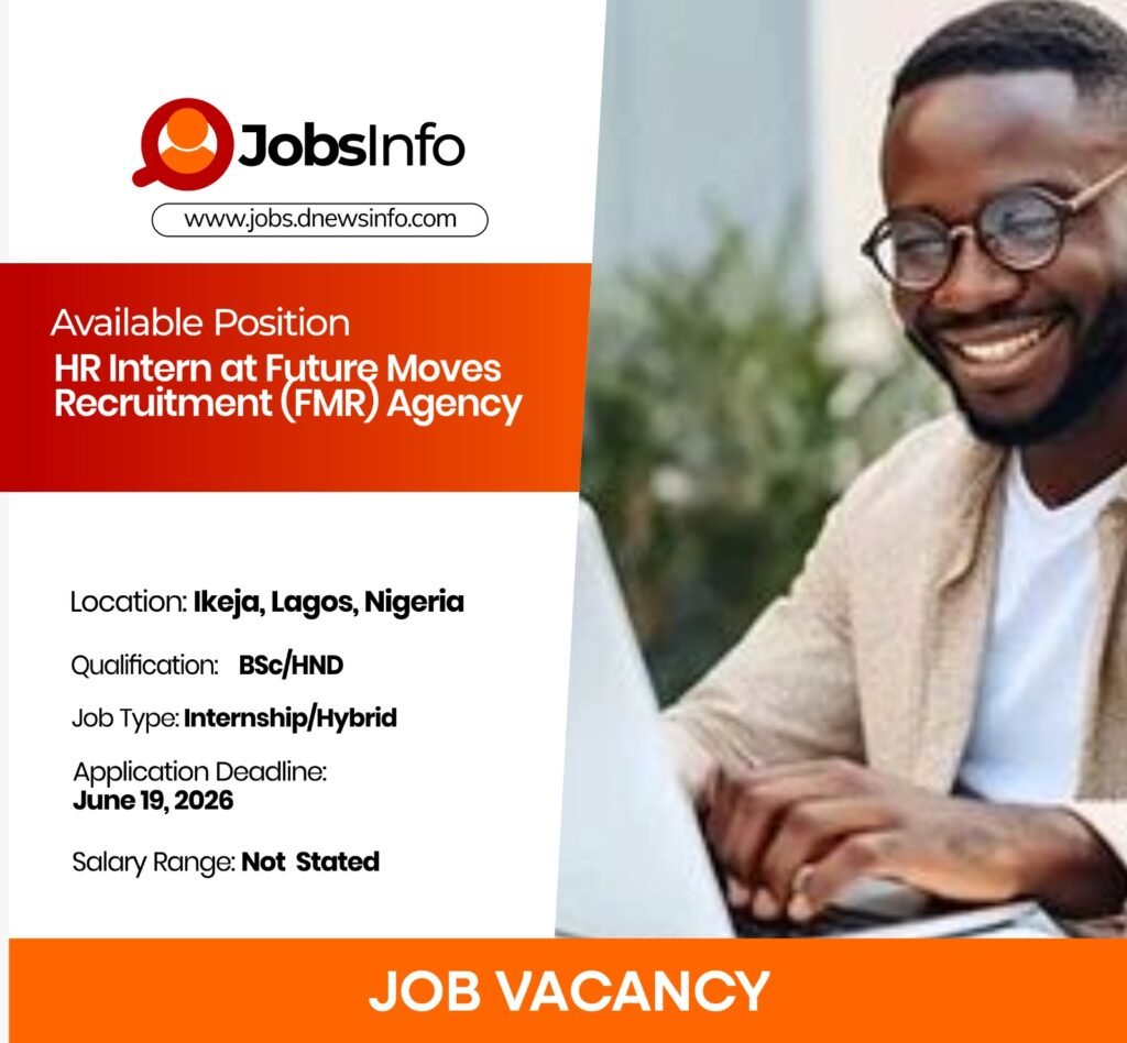HR Intern at Future Moves Recruitment (FMR) Agency