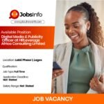 Digital Media & Publicity Officer at HRLeverage Africa Consulting Limited