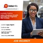 Sales & Business Growth Executive at Fragranza Elixir Limited