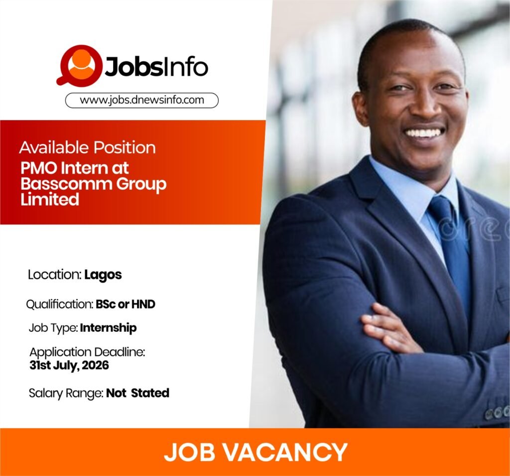 PMO Intern at Basscomm Group Limited