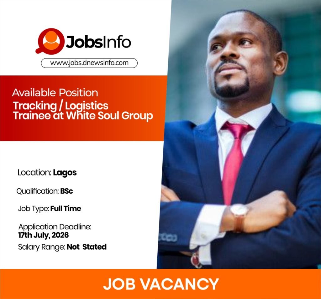 Tracking / Logistics Trainee at White Soul Group