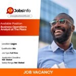 Business Operations Analyst at The Place