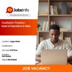 Head of Operations & Sales