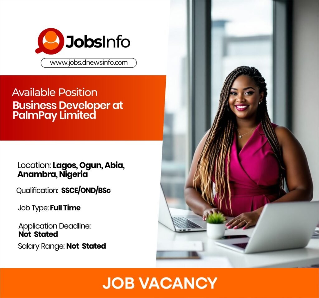 Business Developer at PalmPay Limited