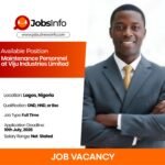 Maintenance Personnel at Viju Industries Limited