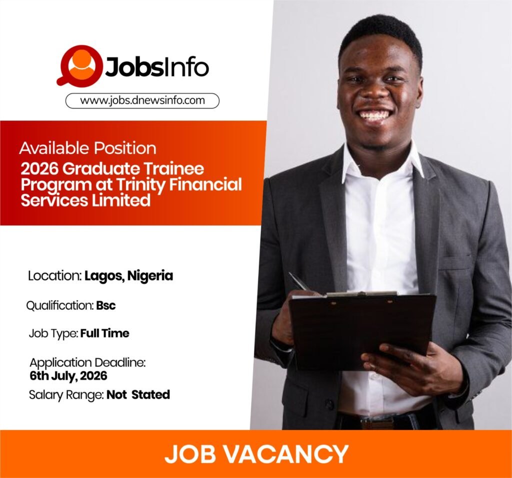 2026 Graduate Trainee Program at Trinity Financial Services Limited