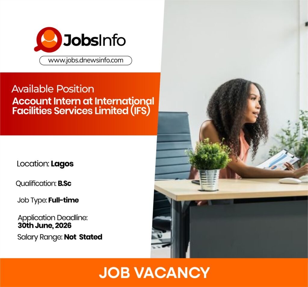 Account Intern at International Facilities Services Limited (IFS)