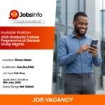 2026 Graduate Trainee Programme at Genesis Group Nigeria