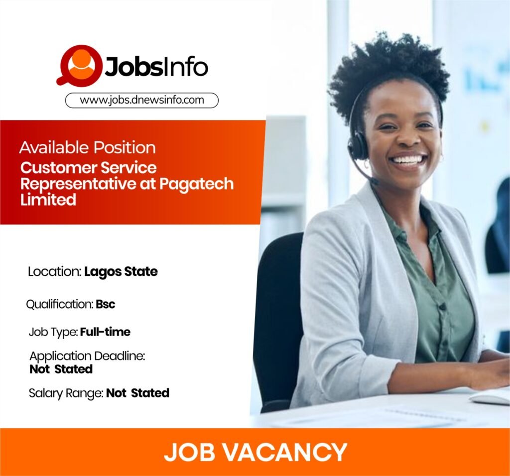 Customer Service Representative at Pagatech Limited