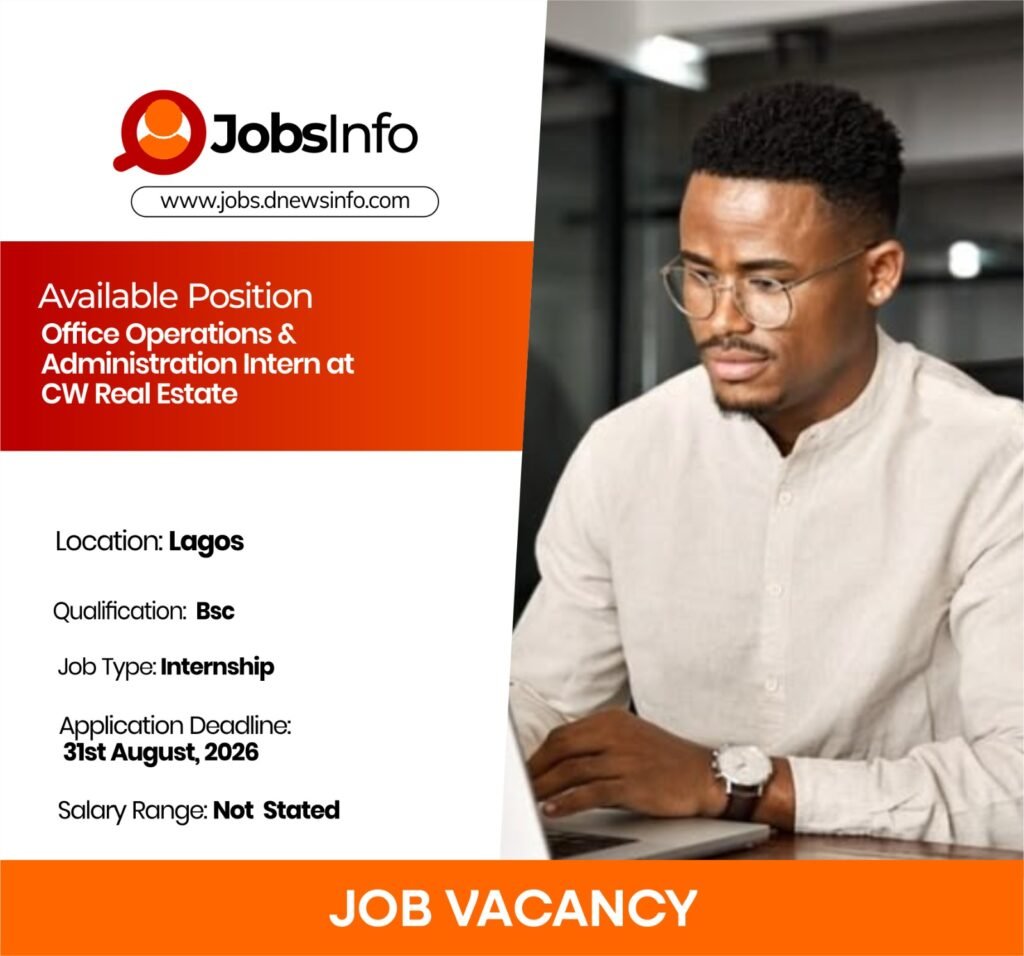 Office Operations & Administration Intern at CW Real Estate - 11 13