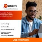 DevOps Intern (NYSC) at eHealth4everyone