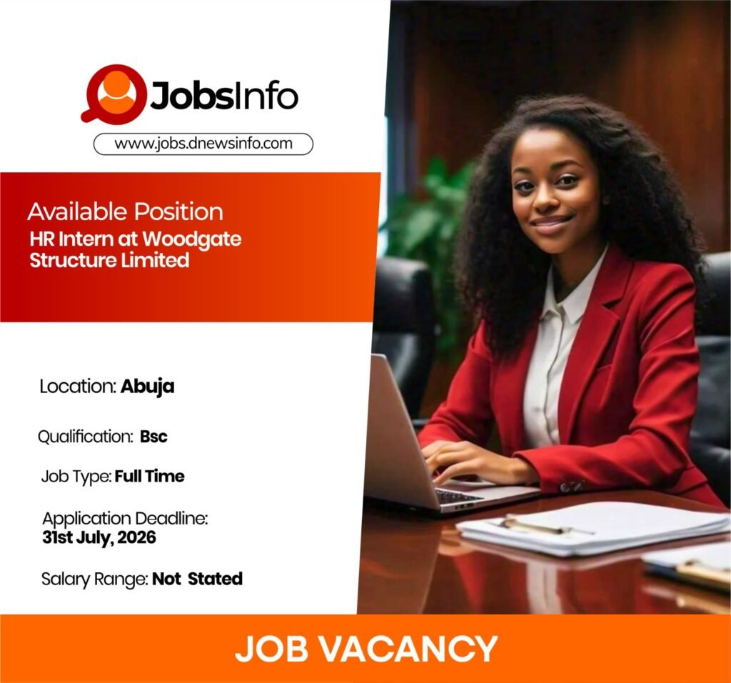 HR Intern at Woodgate Structure Limited - 11 16