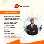 2026 Graduate Trainee Programme at Sunbeth Global Concepts (SGC)