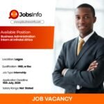 Business Administration Intern at Infratel Africa