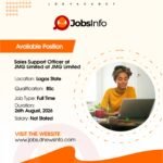 Sales Support Officer at JMG Limited